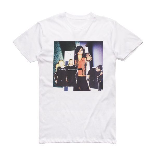 Briskeby Jeans For Onassis Album Cover T-Shirt White