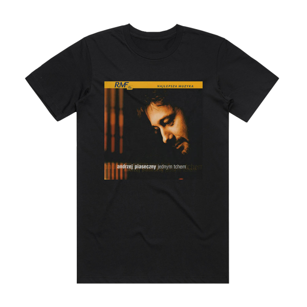 Andrzej Piaseczny Jednym Tchem Album Cover T-Shirt Black