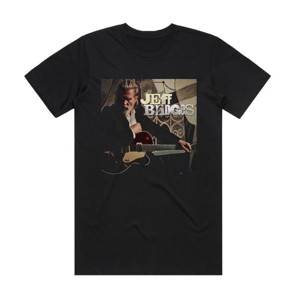 Jeff Bridges Jeff Bridges Album Cover T-Shirt Black