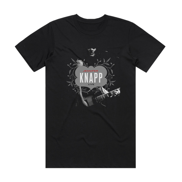 Jennifer Knapp Jennifer Knapp Live 2 Album Cover T-Shirt Black