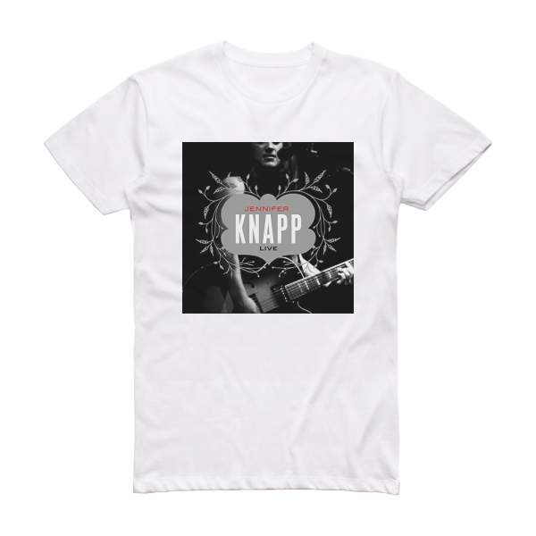 Jennifer Knapp Jennifer Knapp Live 2 Album Cover T-Shirt White