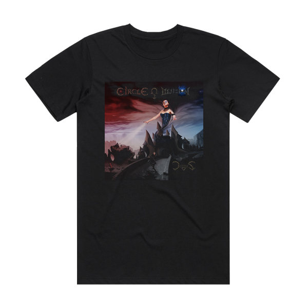 Circle of Illusion Jeremias  Foreshadow Of Forgotten Realms Album Cover T-Shirt Black