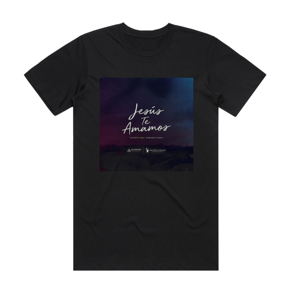 Aliento Jess Te Amamos Album Cover T-Shirt Black