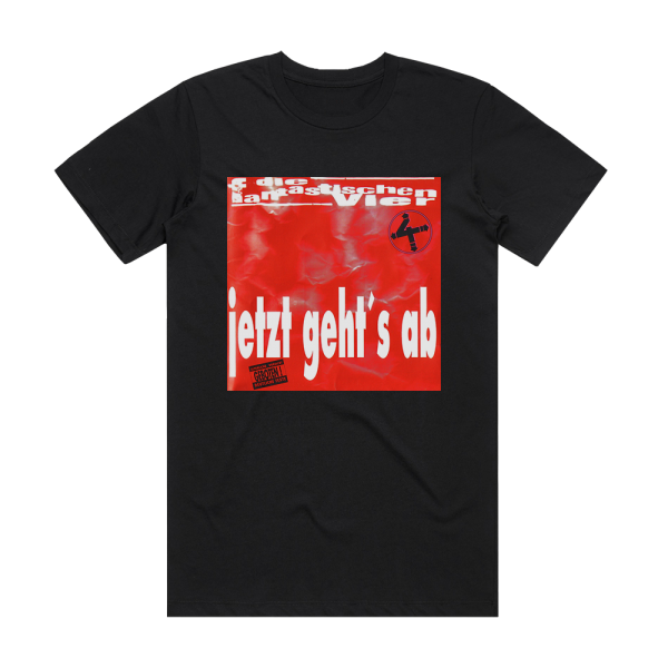 Die Fantastischen Vier Jetzt Gehts Ab Album Cover T-Shirt Black