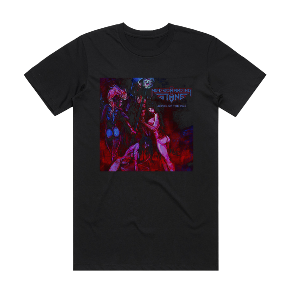 Necromancing the Stone Jewel Of The Vile Album Cover T-Shirt Black
