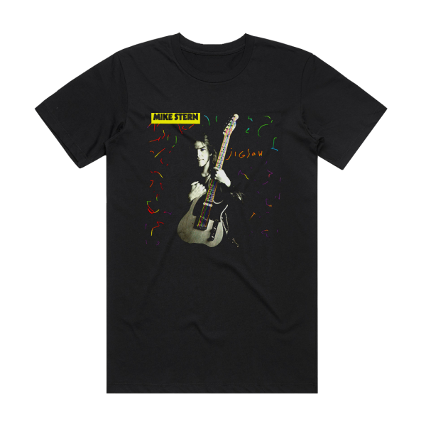 Mike Stern Jigsaw Album Cover T-Shirt Black