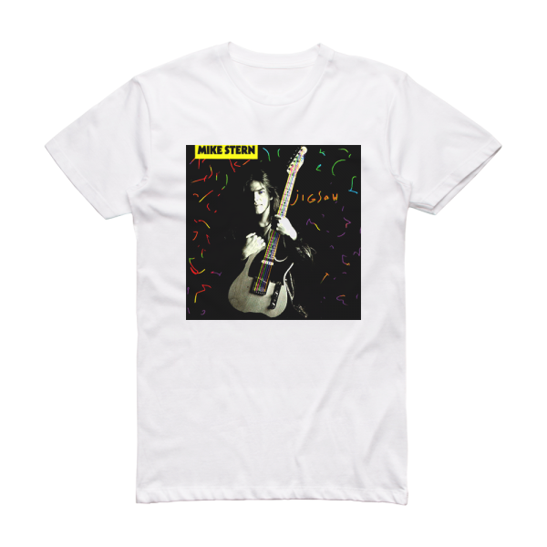 Mike Stern Jigsaw Album Cover T-Shirt White