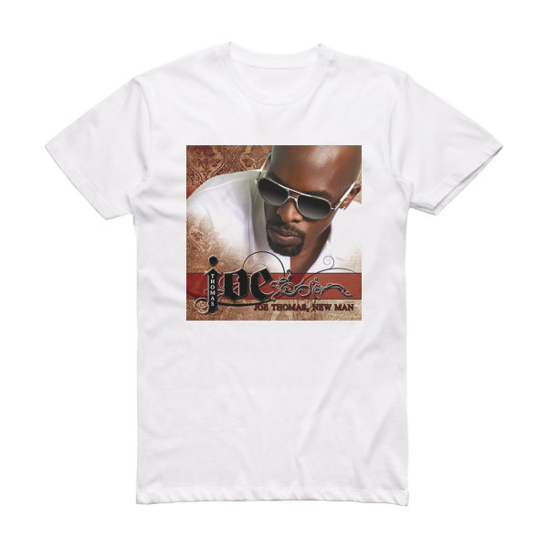 Joe Joe Thomas New Man Album Cover T-Shirt White