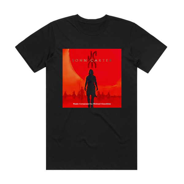 Michael Giacchino John Carter Album Cover T-Shirt Black