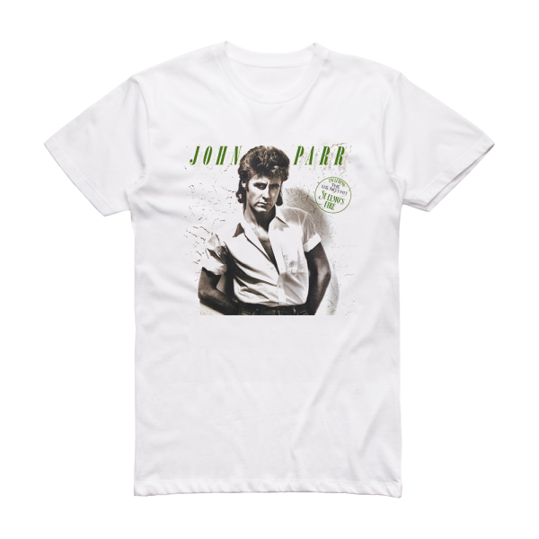 John Parr John Parr Album Cover T-Shirt White