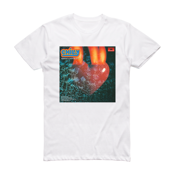 Chilly Johnny Loves Jenny Album Cover T-Shirt White