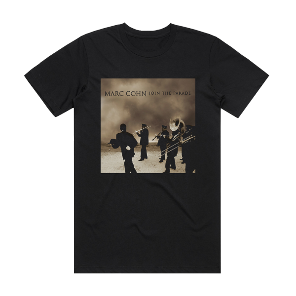 Marc Cohn Join The Parade Album Cover T-Shirt Black