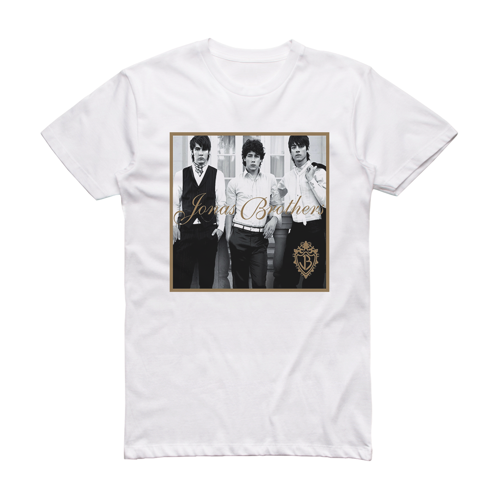 Jonas Brothers Jonas Brothers Album Cover T-Shirt White – ALBUM COVER T ...