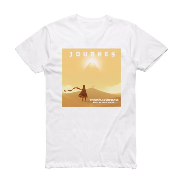 Austin Wintory Journey 1 Album Cover T-Shirt White
