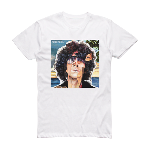 Kazuya Yoshii Jr  Album Cover T-Shirt White