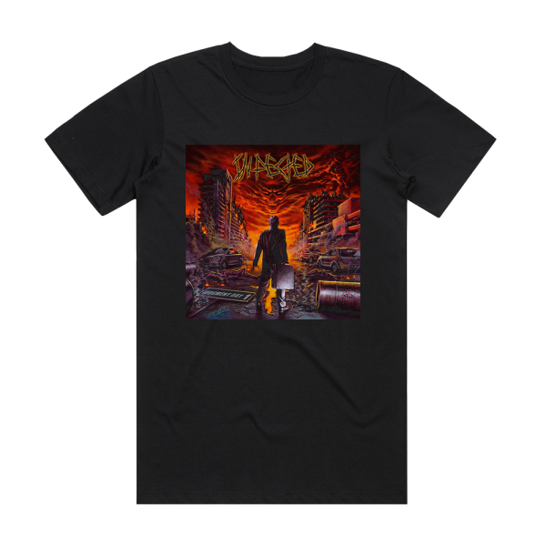 Infected Judgment Day Album Cover T-Shirt Black