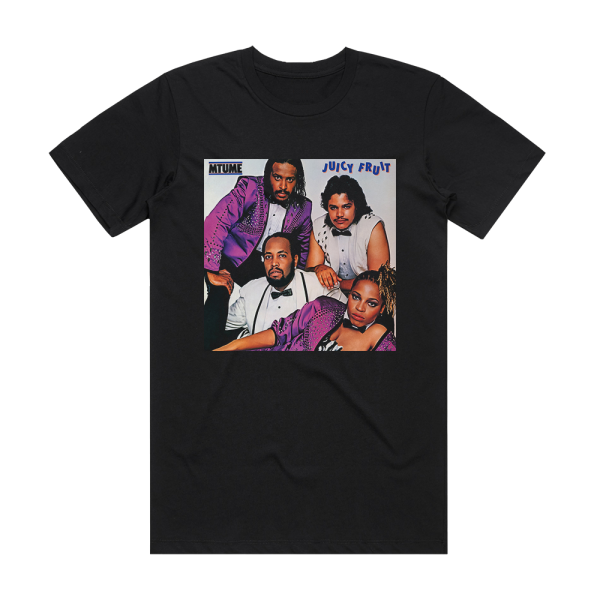 Mtume Juicy Fruit Album Cover T-Shirt Black