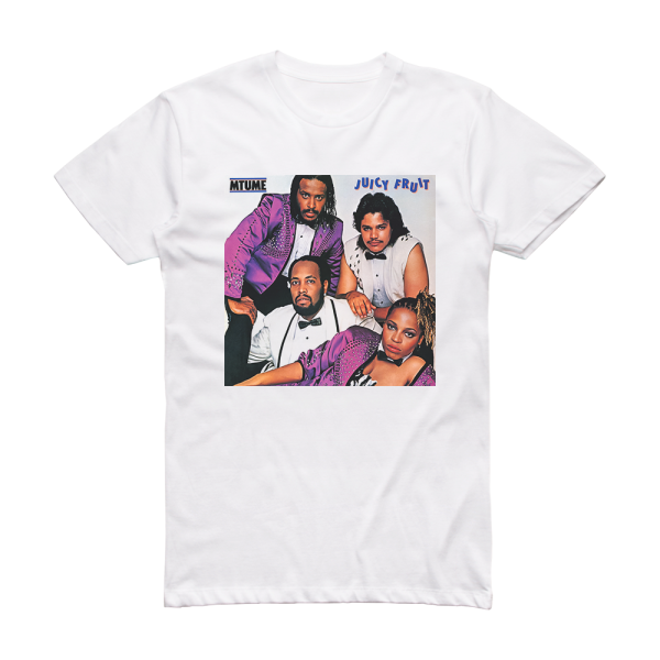 Mtume Juicy Fruit Album Cover T-Shirt White