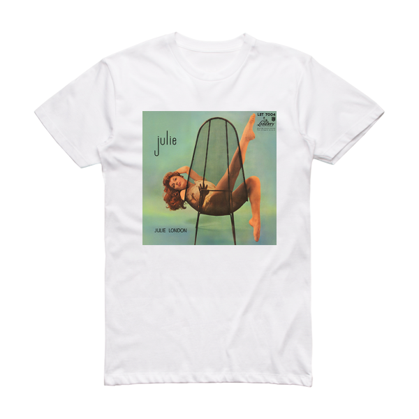 Julie London Julie 1 Album Cover T-Shirt White