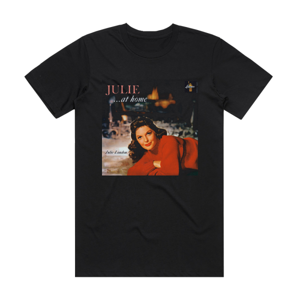 Julie London Julie At Home Album Cover T-Shirt Black