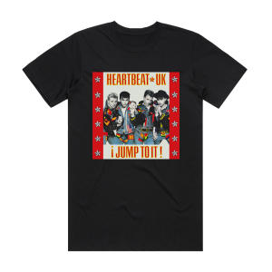 Heartbeat UK Jump To It Album Cover T-Shirt Black