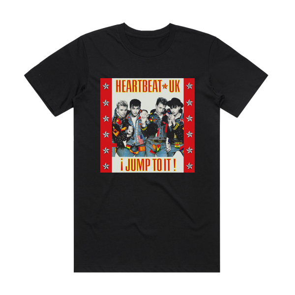Heartbeat UK Jump To It Album Cover T-Shirt Black