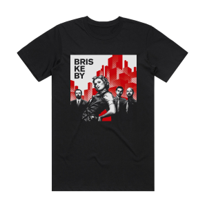 Briskeby Jumping On Cars Album Cover T-Shirt Black