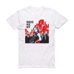 Briskeby Jumping On Cars Album Cover T-Shirt White
