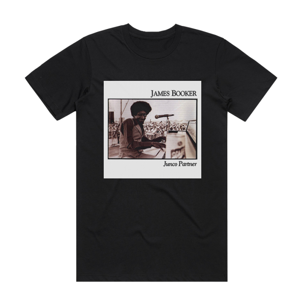 James Booker Junco Partner Album Cover T-Shirt Black