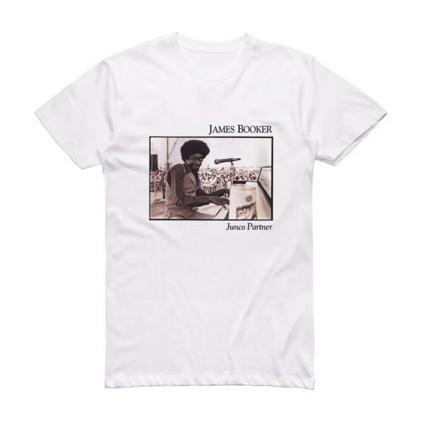 James Booker Junco Partner Album Cover T-Shirt White