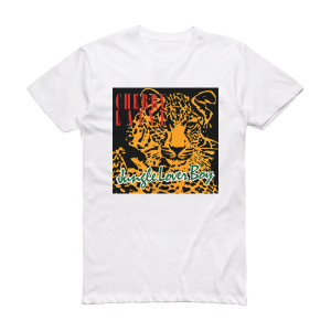 Cherry Laine Jungle Lover Boy Album Cover T-Shirt White