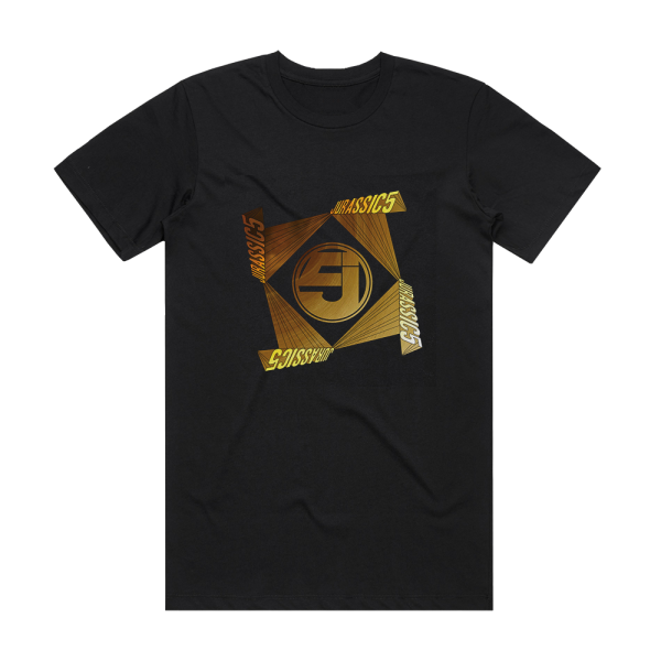 Jurassic 5 Jurassic 5 Lp 2 Album Cover T-Shirt Black