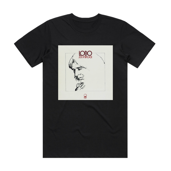 Lobo Just A Singer Album Cover T-Shirt Black