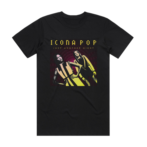 Icona Pop Just Another Night Album Cover T-Shirt Black