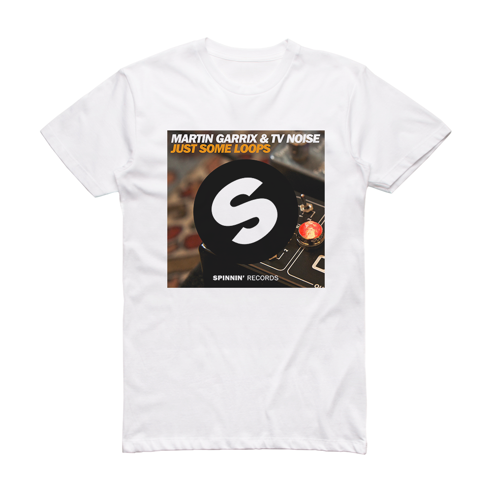 Martin Garrix Just Some Loops Album Cover T Shirt White Album Cover T