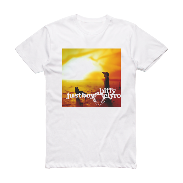 Biffy Clyro Justboy Album Cover T-Shirt White