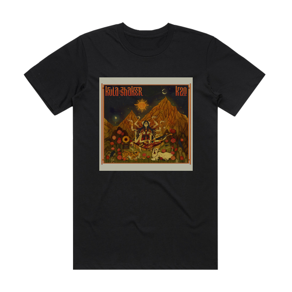 Kula Shaker K 20 Album Cover T-Shirt Black