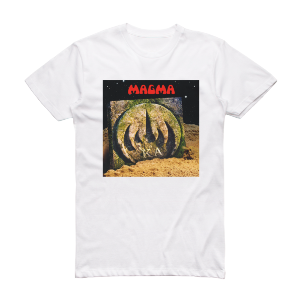 Magma Ka Album Cover T-Shirt White