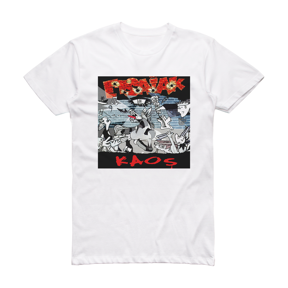 Etsaiak Kaos Album Cover T-Shirt White – ALBUM COVER T-SHIRTS