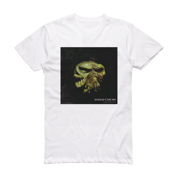 Atrium Carceri Kapnobatai Album Cover T-Shirt White