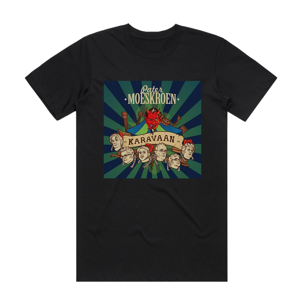 Pater Moeskroen Karavaan Album Cover T-Shirt Black