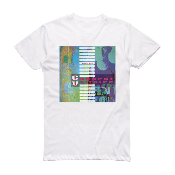 Cabaret Voltaire Keep On Album Cover T-Shirt White