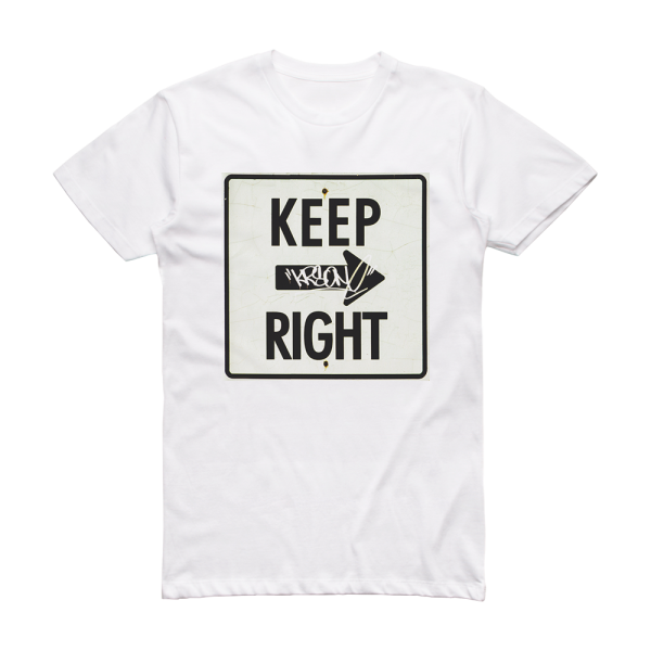 KRS‐One Keep Right Album Cover T-Shirt White