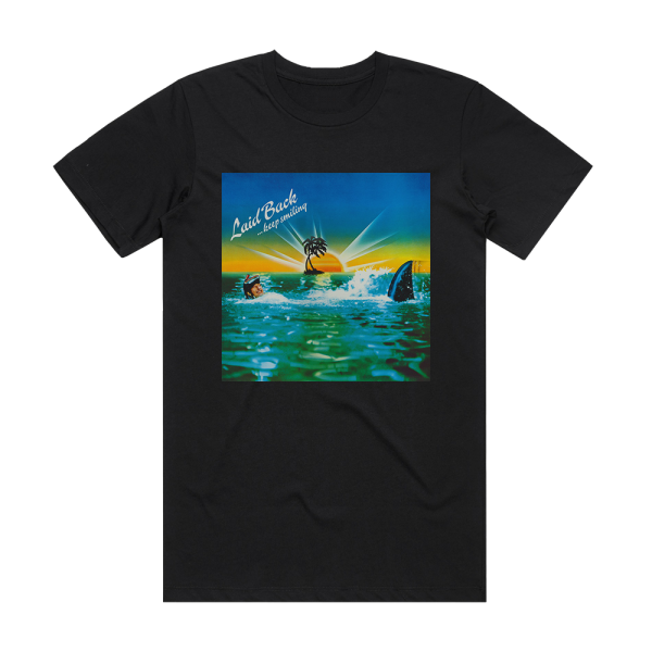 Laid Back Keep Smiling Album Cover T-Shirt Black