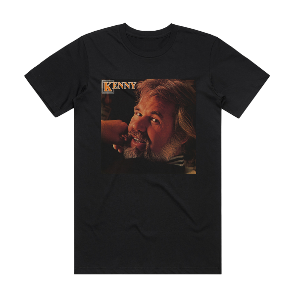 Kenny Rogers Kenny Album Cover T-Shirt Black