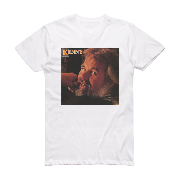 Kenny Rogers Kenny Album Cover T-Shirt White