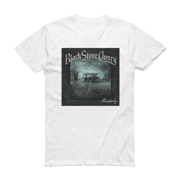 Black Stone Cherry Kentucky 1 Album Cover T-Shirt White