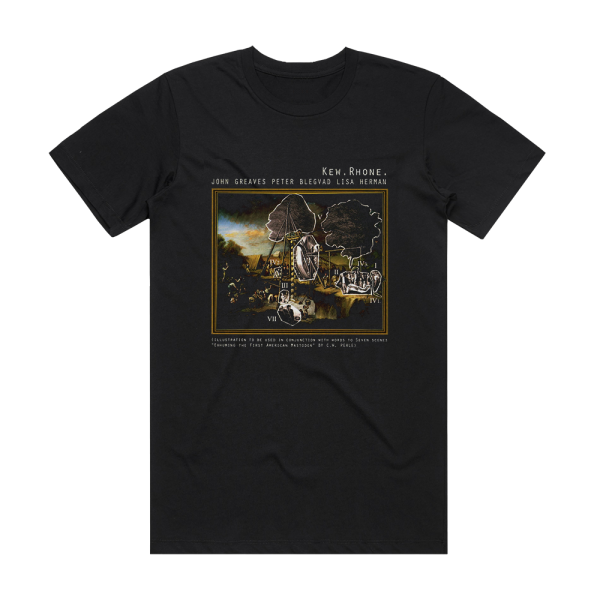 John Greaves Kew Rhone Album Cover T-Shirt Black