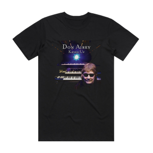 Don Airey Keyed Up Album Cover T-Shirt Black