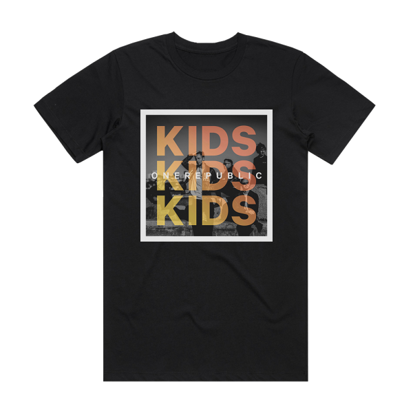 OneRepublic Kids Album Cover T-Shirt Black